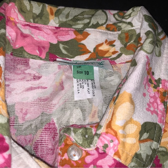 v i n t a g e :: Floral Cottagecore Buttoned Belted Dress - Picture 5 of 15